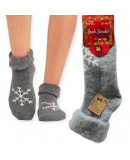 HAVLU YILBAŞI ÇORABI KATLAMALI DETAYLI 12 ÇİFT RENKLİ POŞETLİ