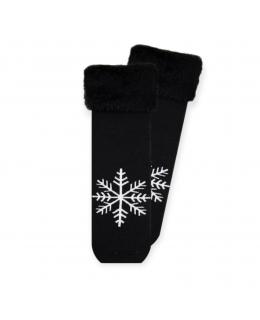 HAVLU YILBAŞI ÇORABI KATLAMALI DETAYLI 12 ÇİFT RENKLİ POŞETLİ