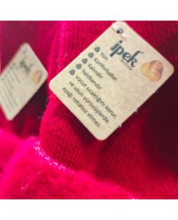 HAVLU YILBAŞI ÇORABI KATLAMALI DETAYLI 12 ÇİFT RENKLİ POŞETLİ